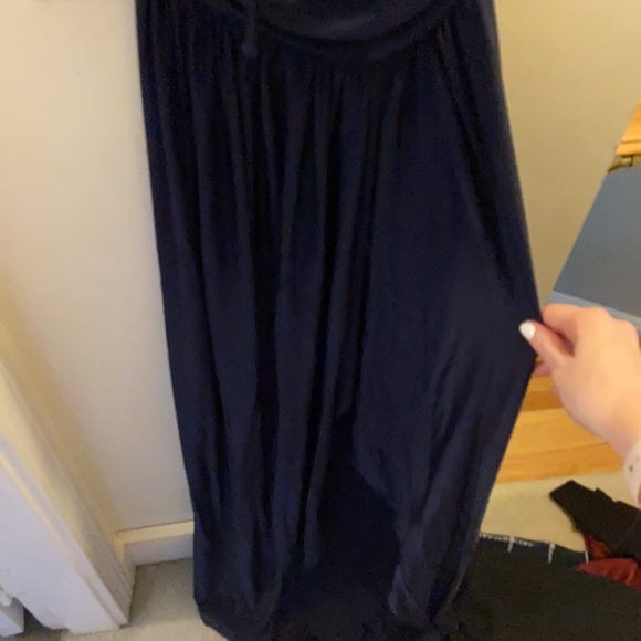 Misa Los Angeles navy low back maxi - Picture 4 of 5